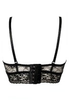 Grand Bardot Black - balkonová podprsenka