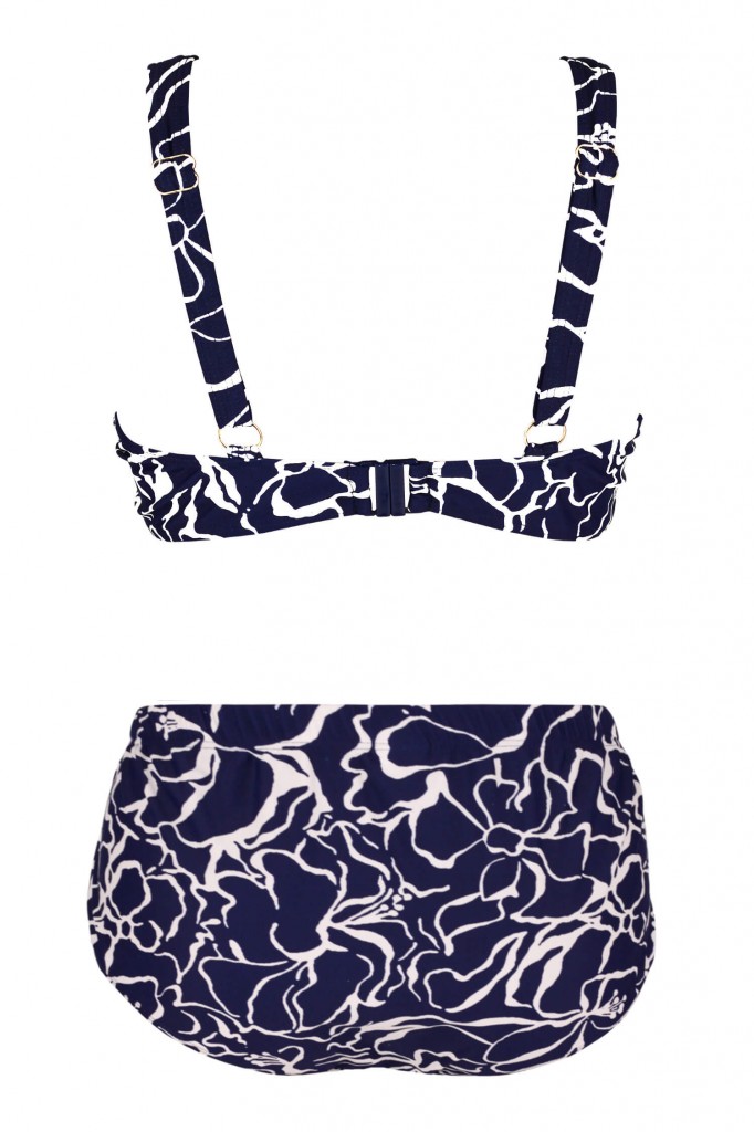 Dvoudílné plavky pro plnoštíhlé Salma Ocean S803