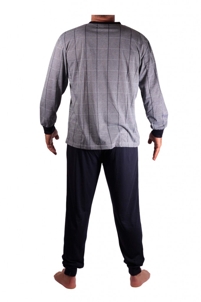 Pánské pyžamo dlouhé Eliáš MB-3609