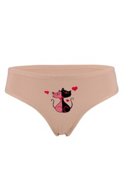 Bavlněné dámské kalhotky Cat  6616 - 3ks