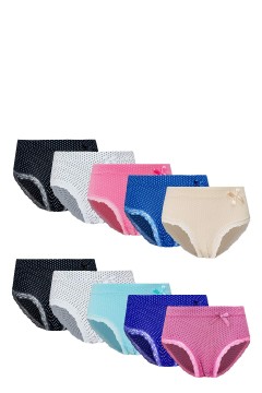 Klasické kalhotky Týna s vysokým pasem 9012 - 5bal