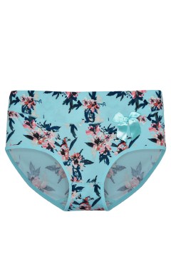 Dámské kalhotky vyšší pas Květuška 9073 - 5 ks