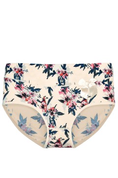 Dámské kalhotky vyšší pas Květuška 9073 - 5 ks