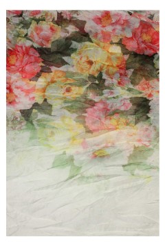 Květinový kruhový šátek - Rozkvetlý kruh