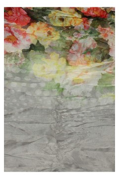 Květinový kruhový šátek - Rozkvetlý kruh