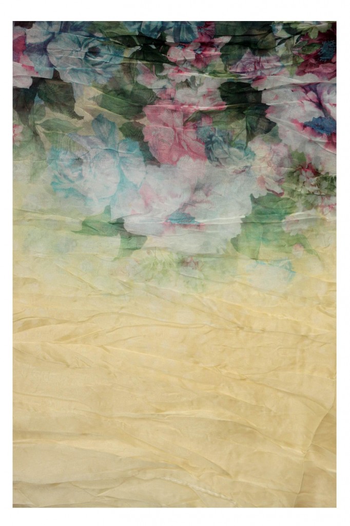 Květinový kruhový šátek - Rozkvetlý kruh