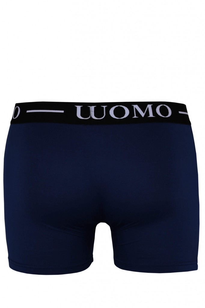 Pánské boxerky UOMO jednobarevné Lukáš – 5 ks v balení