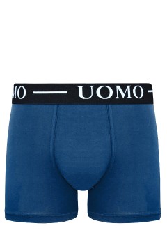 Pánské boxerky UOMO jednobarevné Lukáš – 5 ks v balení
