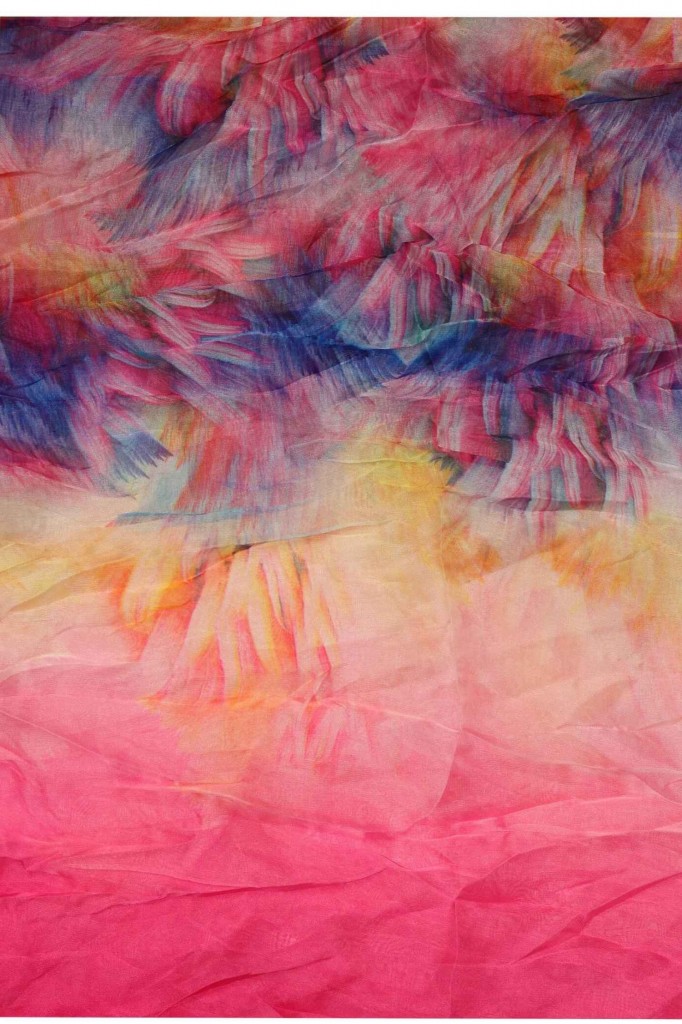 Vzdušná šálka do kruhu – Duhový dotek