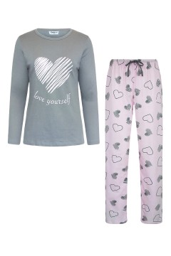 Kvalitní dámské pyžamo z bavlny My Heart 2801
