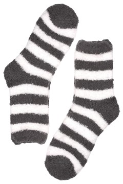 Žinylkové chlupaté ponožky H6001 - 3 páry