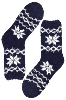 Hřejivé chlupaté ponožky H6001 - 3 páry