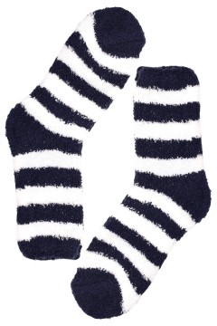 Hřejivé chlupaté ponožky H6001 - 3 páry