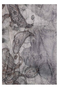 Lehká duhová kruhová šála se vzorem Pastel Air