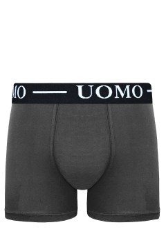 Pánské boxerky UOMO jednobarevné Lukáš – 5 ks v balení