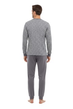 Pánské pyžamo dlouhý rukáv Gianvaglia 2501