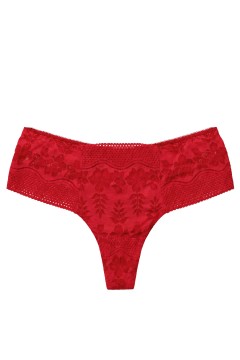 Plus Size tanga Erin krajková - 3 ks