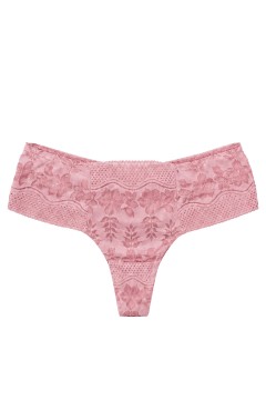 Plus Size tanga Erin krajková - 3 ks