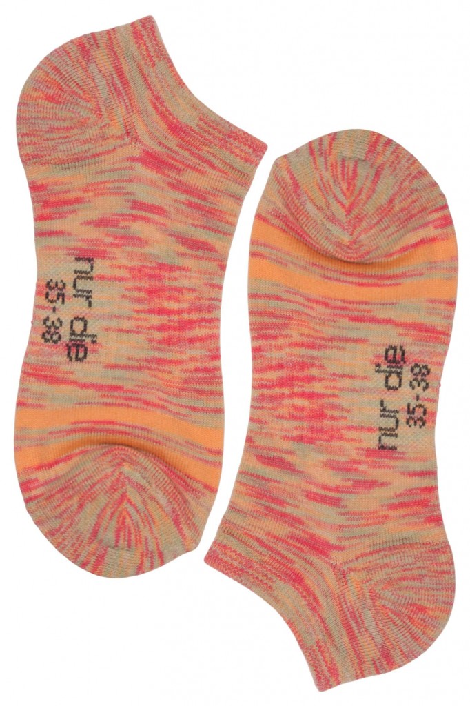 Dámské ponožky Sneakers kotníčkové melír - 4 páry