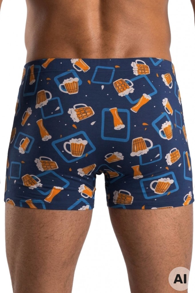 Beer pánské boxerky pivo M6790 - 4 ks