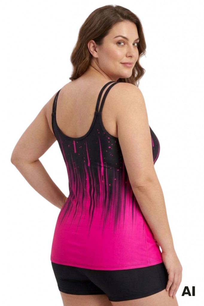 Vanda dámské tankini s boxerkami P500