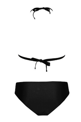 Satin Black bikiny plavky S1039