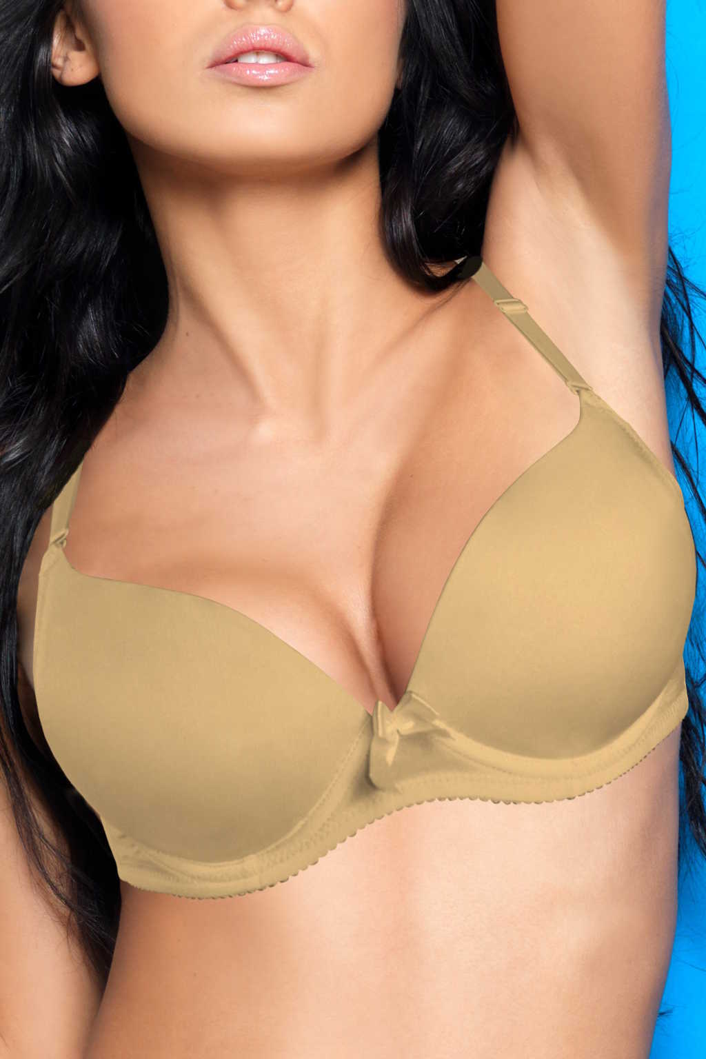 Zara Double Push Up Bra - hladká