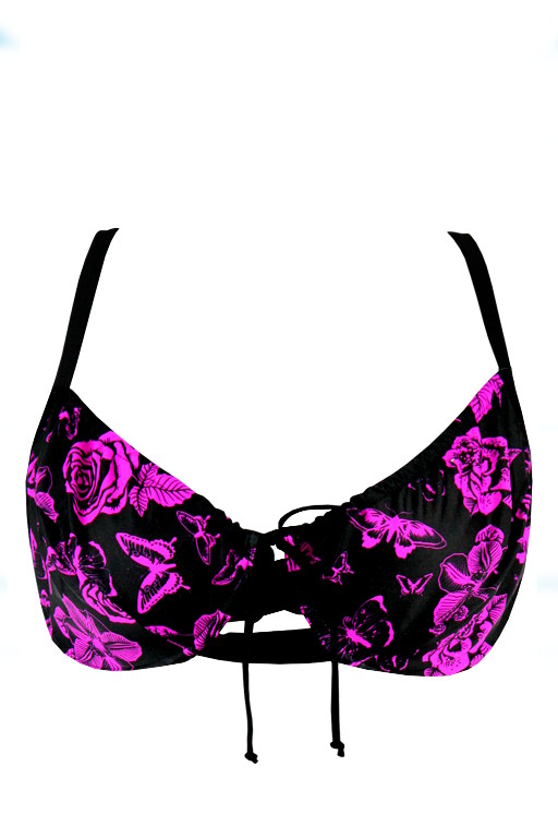 Flow Pink plavky vrchní díl S484a