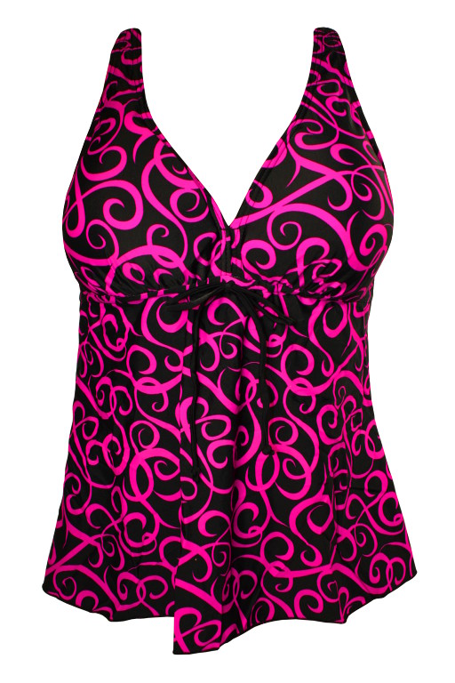 Cloe Pink tankini tílko S136-6