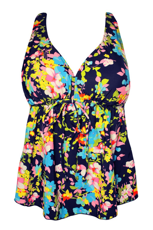 Riana Flower tankiny - tílko D012