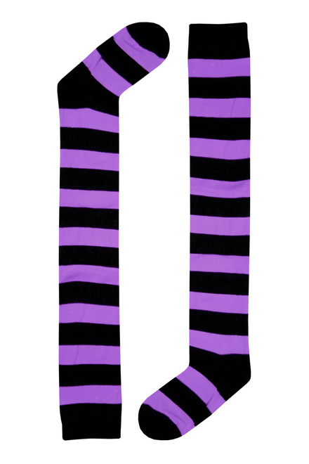 Design pruhované podkolenky