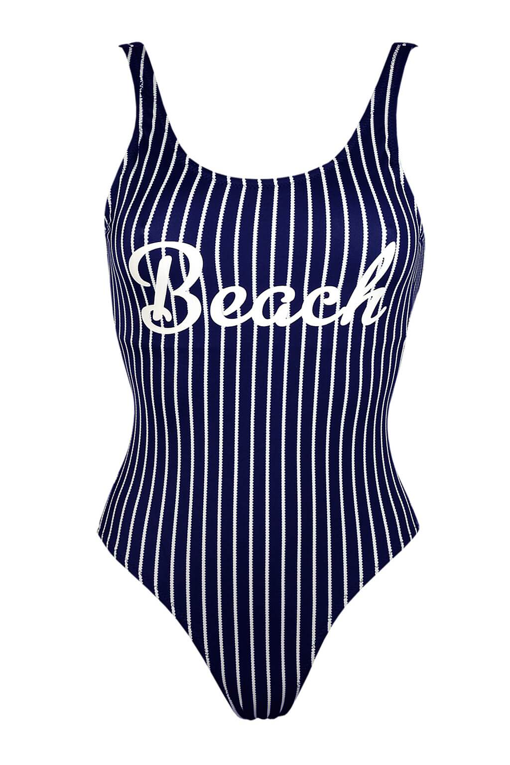 Beach plavky jednodílné s výztuží S1010
