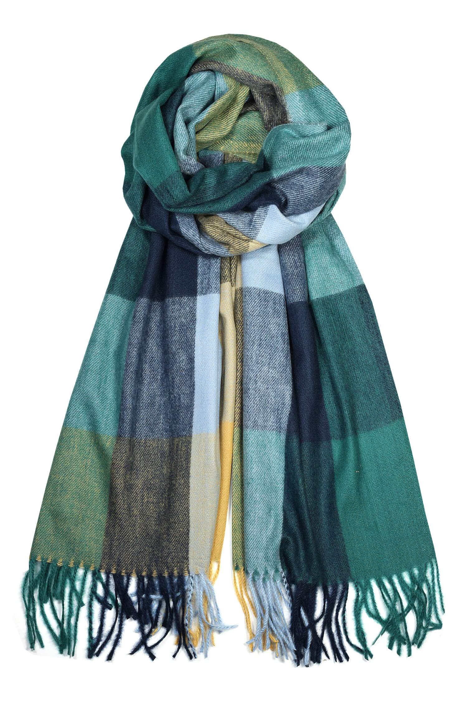 Ardena Verde - velká šála cashmere