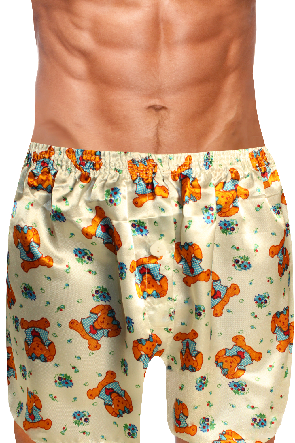 Saténové trenky na spaní s obrázky