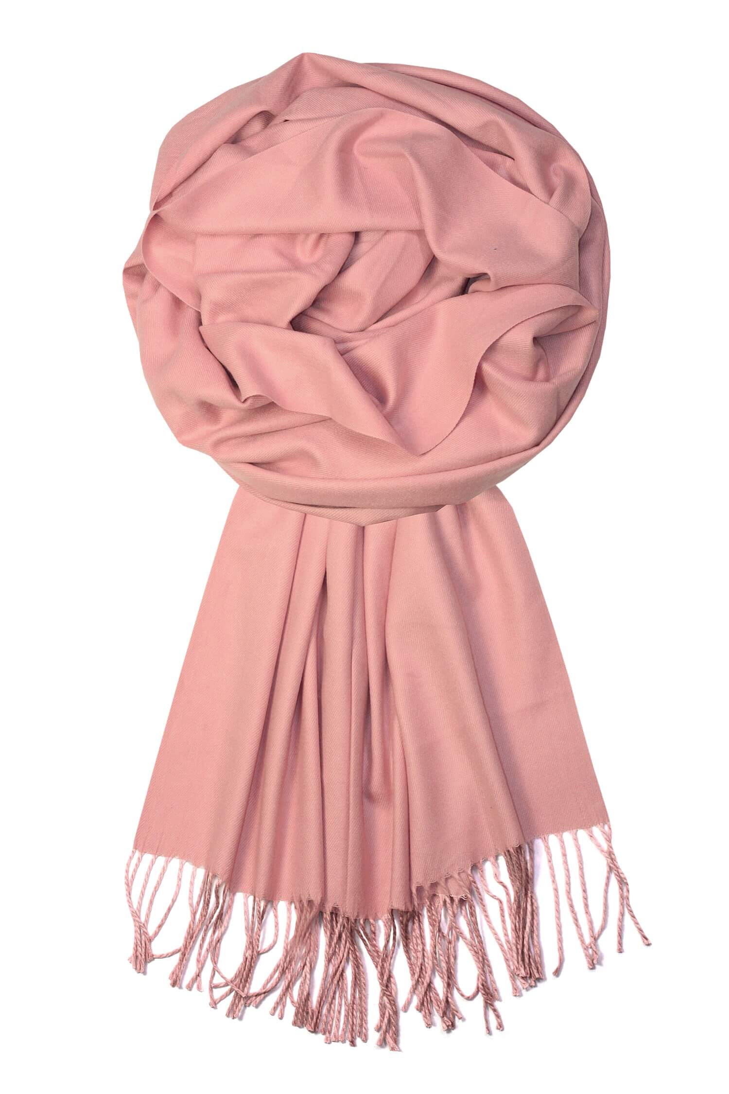 Lenia rosé luxusní kašmírová šála H816K