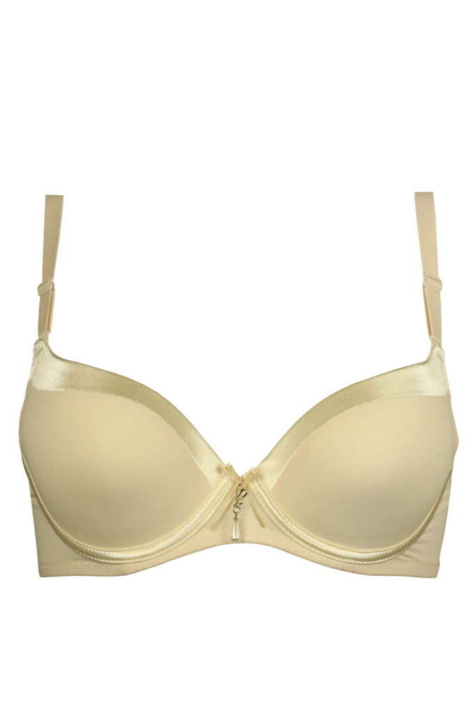 Victoria vyztužená podprsenka s kosticemi světle béžová 80B