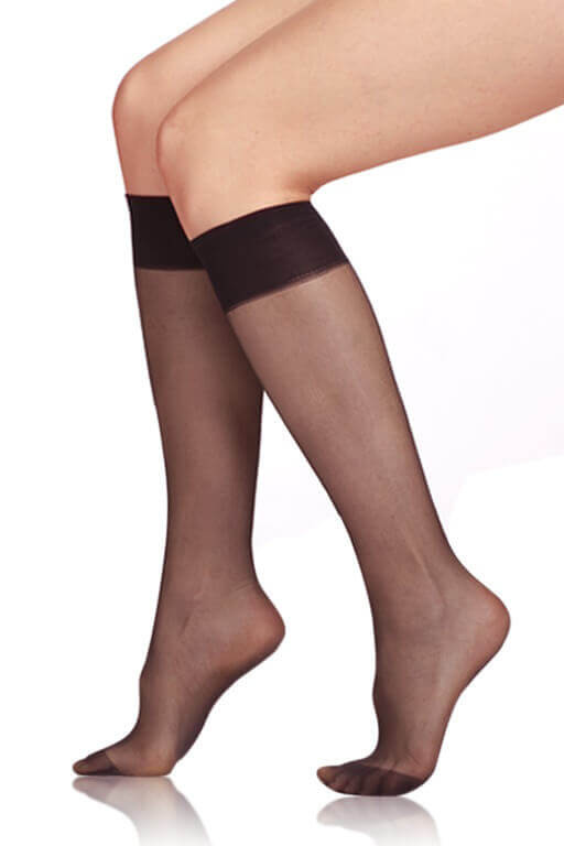 Bellinda Fascination Knee - podkolenky 17 Den černá