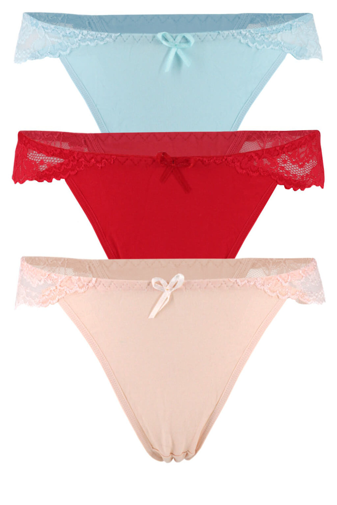 Buna bavlněná tanga C359 - trojbal