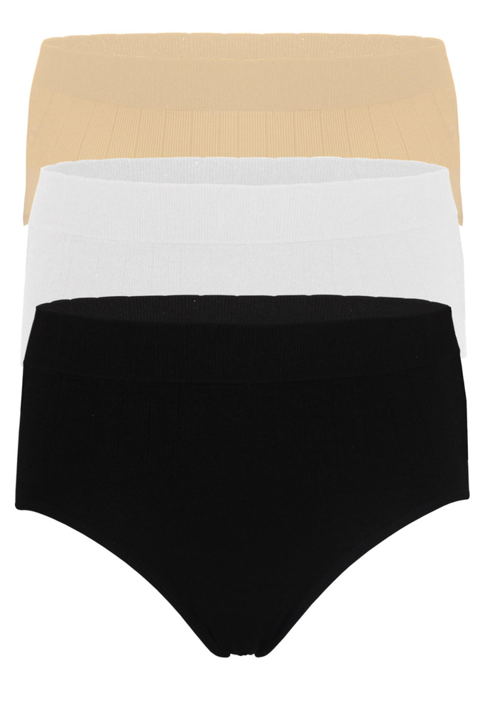 Shape stahovací kalhoty s vysokým pasem YW6007 - 3ks