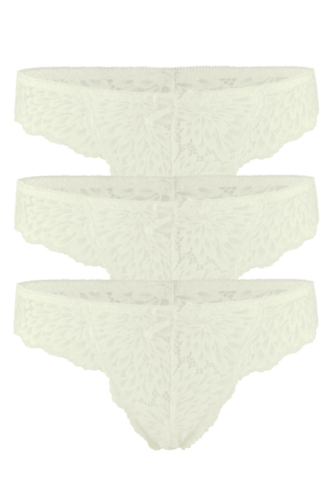 Tamaya White svůdná krajková tanga 003S 3bal