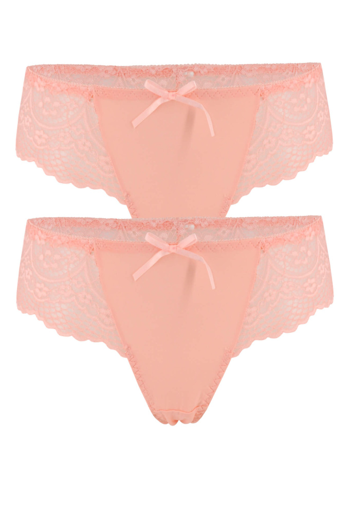 Lasca tanga krajkový pás 2641-1S - dvojbal