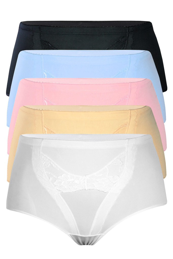 Rézi vysoké kalhotky do pasu X-CT04 3bal.