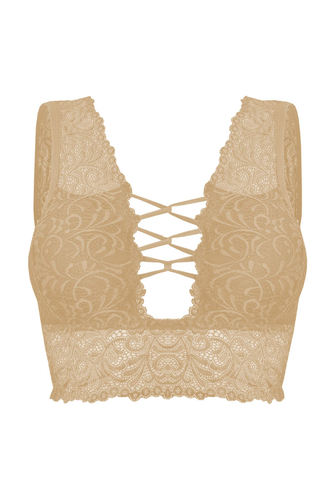 Zotia krajkový top bez zapínání 8848