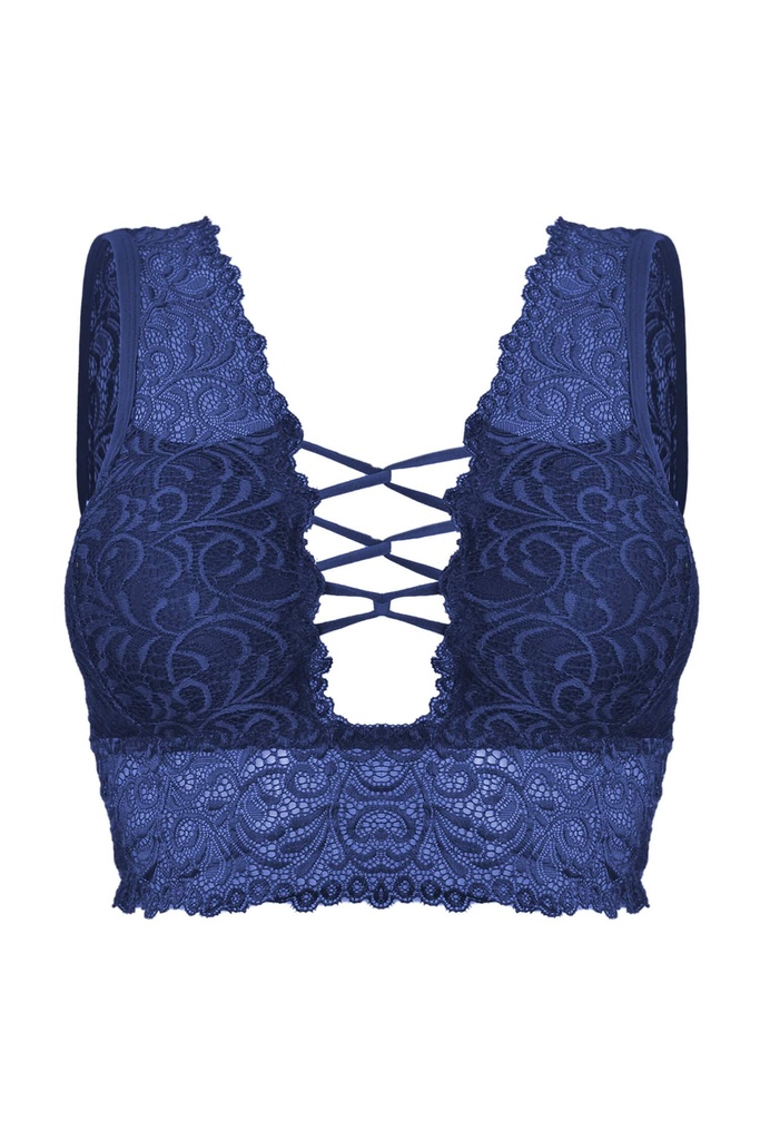 Zotia krajkový top bez zapínání 8848