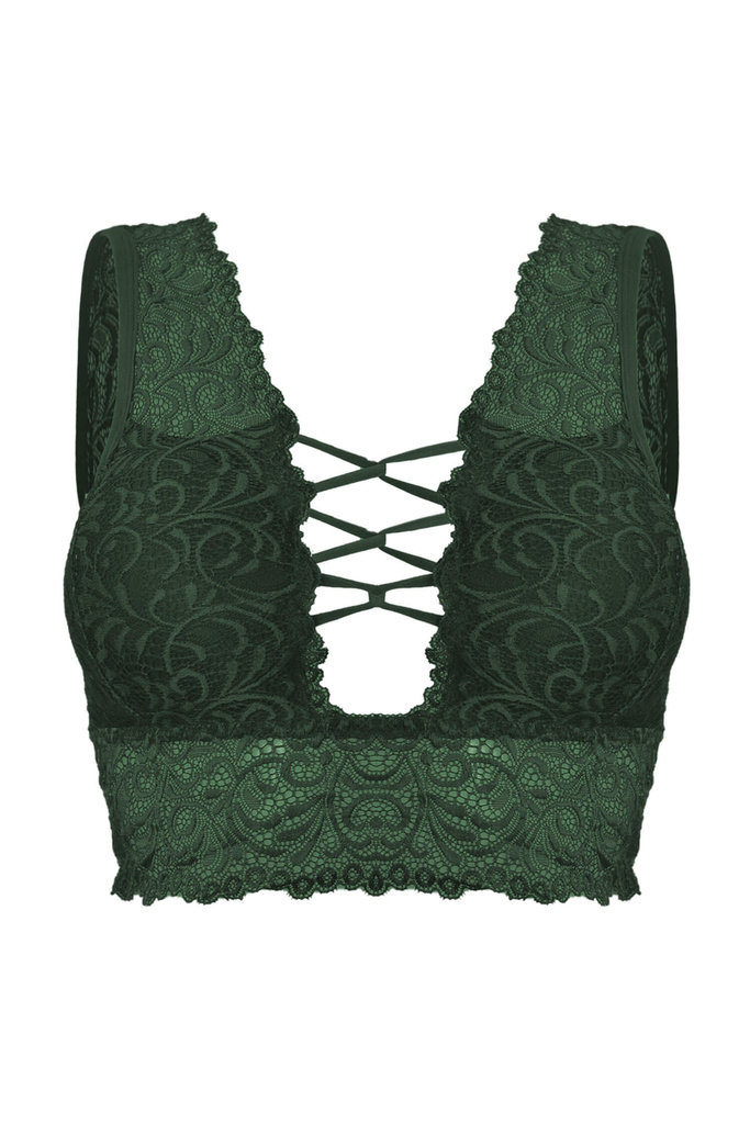 Zotia krajkový top bez zapínání 8848