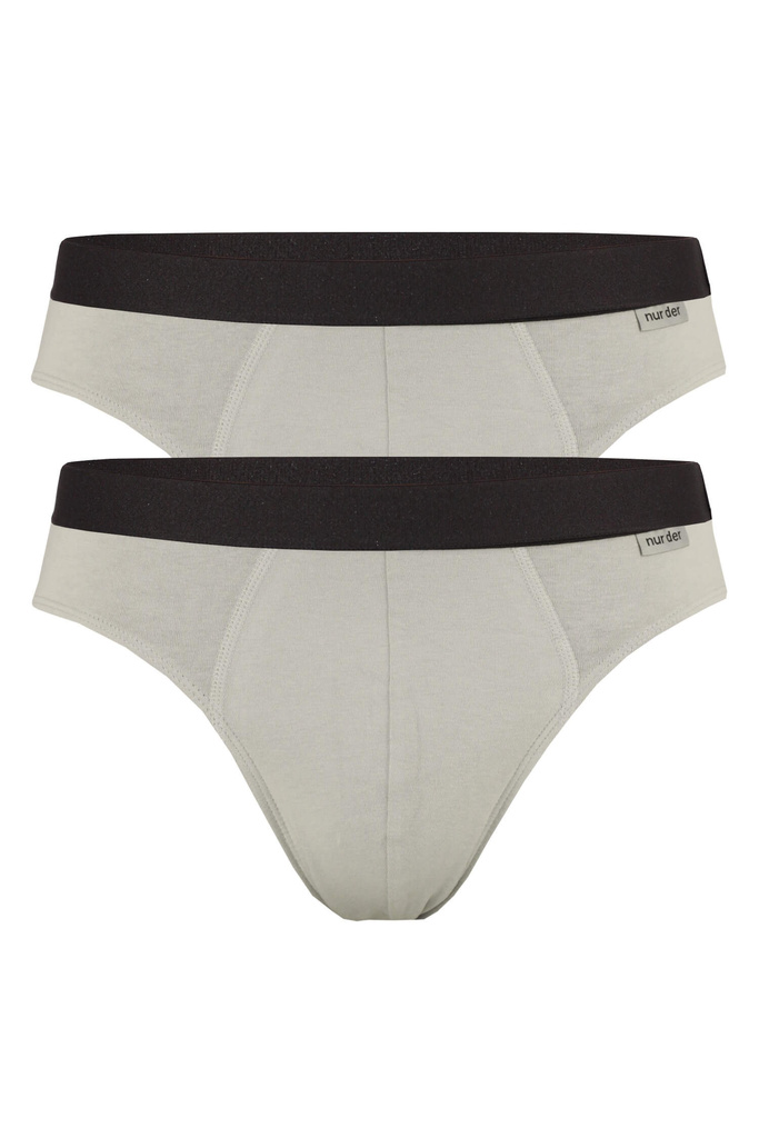 Cotton Stretch Nur Der jednobarevné slipy bavlna 2 kusy