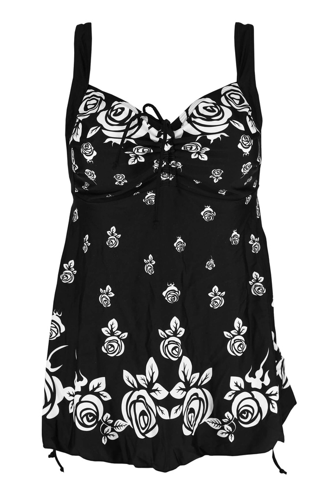 Samoa Black tankini tílko S938 černá 4XL