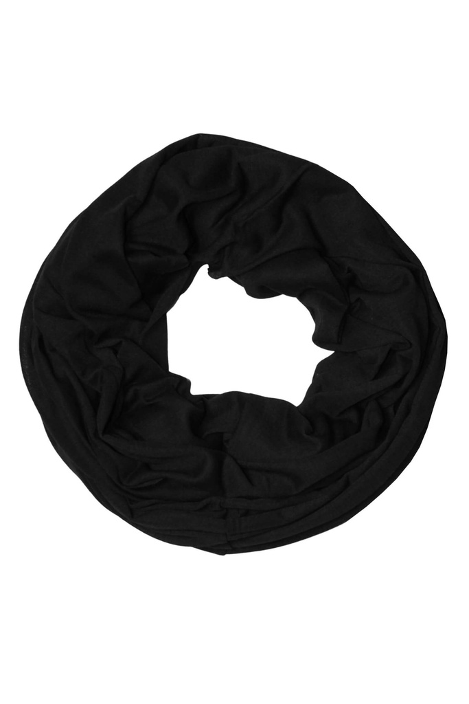 Heidi Black jemná šála - tunel černá