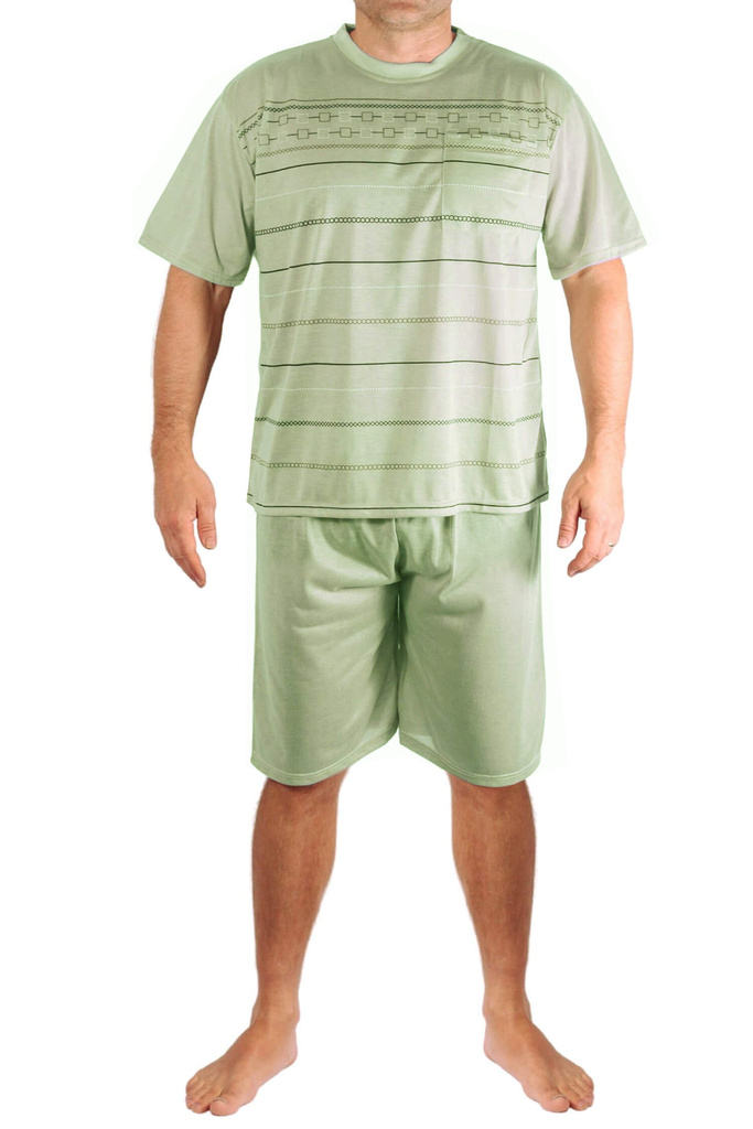 Luděk pyžamo krátký rukáv a kraťasy 1-OGC-30 khaki M