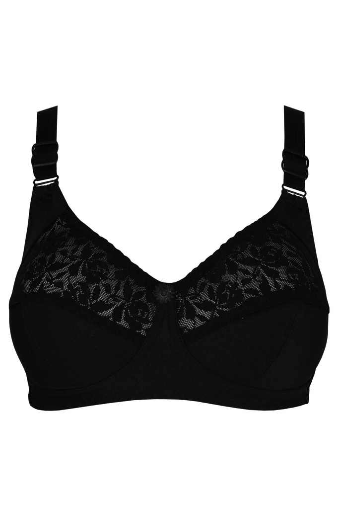 Sedita nevyztužená podprsenka bez kostic černá 90C